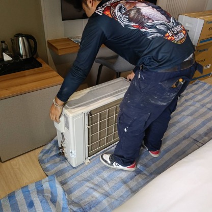 ย้ายแอร์บ้าน นวมินทร์ - รับย้ายแอร์ ติดตั้งแอร์ใหม่ แอร์มือสอง - อิทธิพัทธ์แอร์